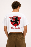 UNLEASH 001 CROP TOP (White)