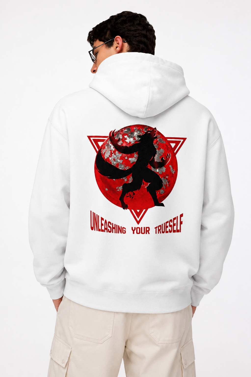 UNLEASH 001 HOODIES (white)