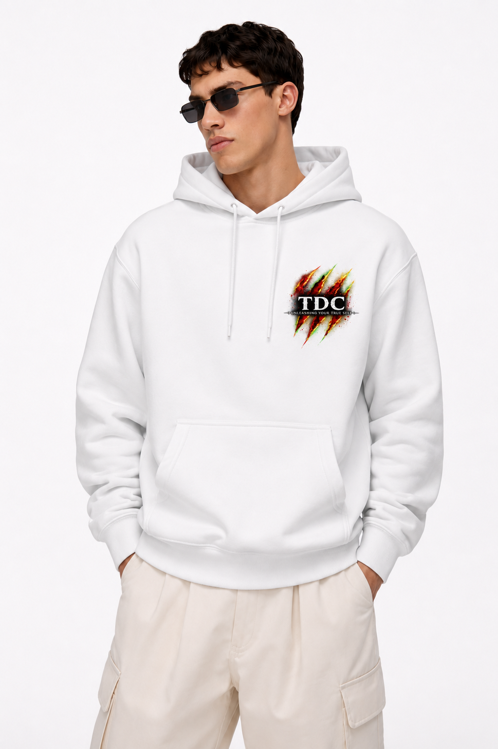 UNLEASH 001 HOODIES (white)